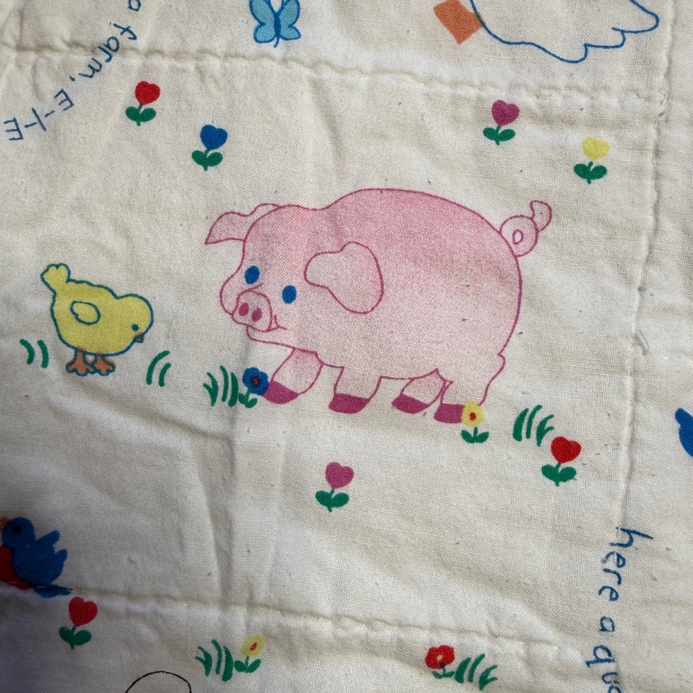 Animal Farm 45”x40” -The Old McDonald Collection ~ Cheri L. Strole Cotton Quilt - Picture 6 of 11